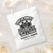 の愛結婚は甘いテーマ フェイバーバッグ (クリップ留めされた状態)