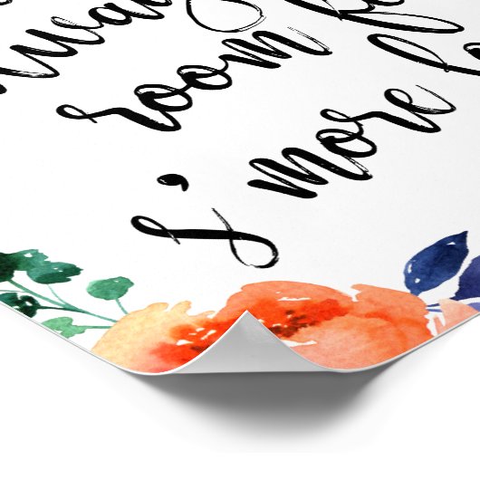 の愛結婚は8x10のフローラ記号を好む ポスター (角)