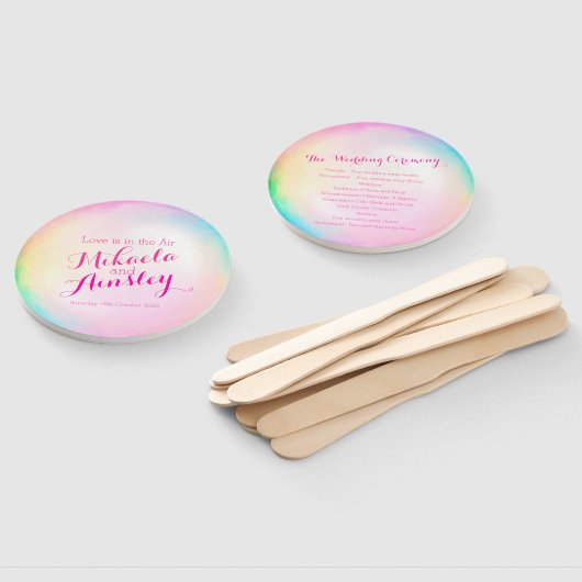 の愛結婚は、エアバブル・アートプログラムに含まれている ハンドファン (組立なし)