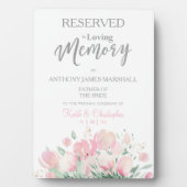 の愛結婚メモリ予約シートフローラリース フォトプラーク (正面)