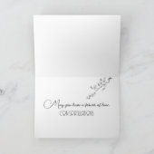 の愛結婚文字オンブラック カード (内部)