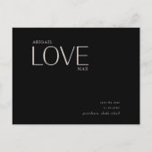 の愛結婚赤面&ブラックデイトアナウンセムを保存 ポストカード (正面)