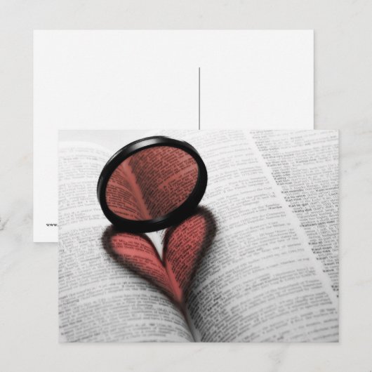 の愛読情 ポストカード (正面/裏面)