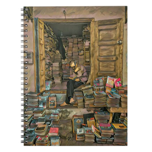 の愛読者の司書への贈り物 ノートブック (正面)