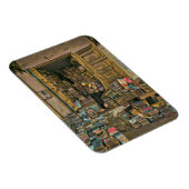 の愛読者の司書への贈り物 マグネット (右側)