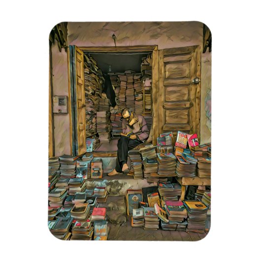 の愛読者の司書への贈り物 マグネット (縦)