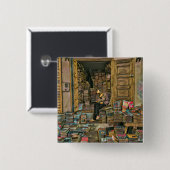 の愛読者の司書への贈り物 缶バッジ (正面&裏面)