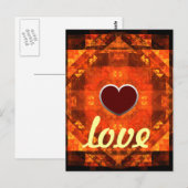 の愛賛美のはがき ポストカード (正面/裏面)