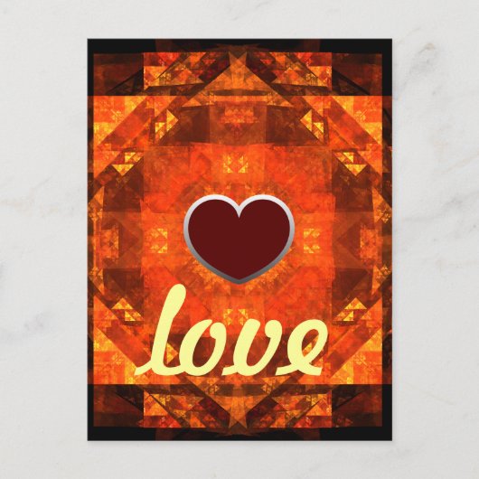 の愛賛美のはがき ポストカード (正面)