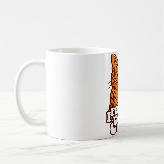 の感じいいクール猫 コーヒーマグカップ (左)