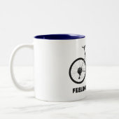 の感じグレーリーサイクリング ツートーンマグカップ (左)