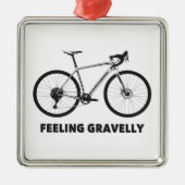 の感じグレーリーサイクリング メタルオーナメント (正面)
