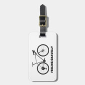 の感じグレーリーサイクリング ラゲッジタグ (正面縦)