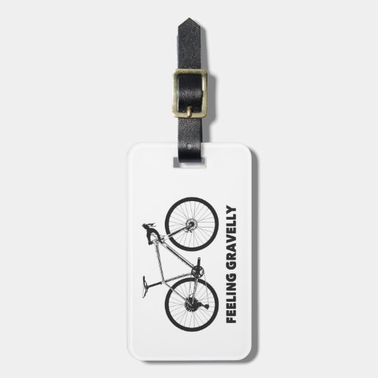 の感じグレーリーサイクリング ラゲッジタグ (正面縦)