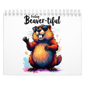 の感じビーバーの美しさ – Beaver おもしろい Graphic カレンダー