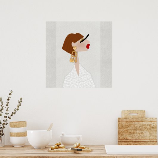 の感じファッション ポスター (キッチン)