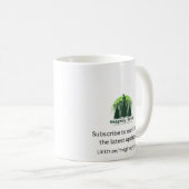 の感じブルーコーヒーマグ コーヒーマグカップ (正面右)