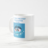 の感じブルーコーヒーマグ コーヒーマグカップ (正面左)