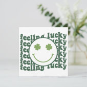 の感じラッキーレトロSVG/PNG - St. Patrick's Day シーズンカード (スタンド正面)