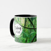 の感じワイルドとカスタム文字mag マグカップ (正面左)