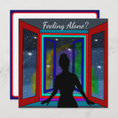 の感じ単独の感情的な支援 (正面/裏面)