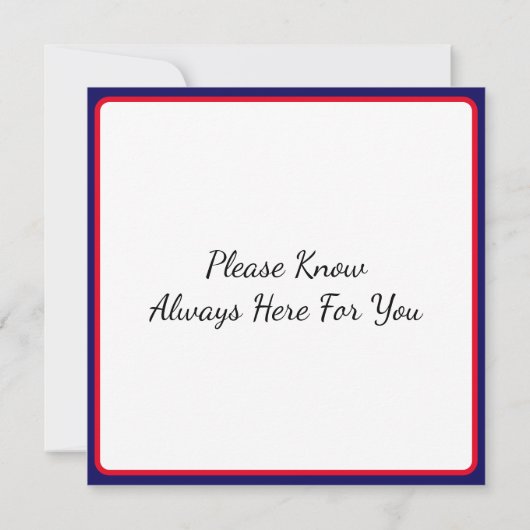 の感じ単独の感情的な支援 (裏面)