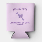 の感じ可愛さが後の紫の蝶に燃え上がるかもしれない 缶クーラー (正面)