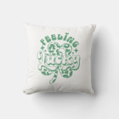 の感じ幸運なシャムロック | セント・パトリック・デイ・デコール クッション (正面)