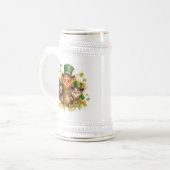 の感じ幸運 | Leprechaun |セントパトリック ビールジョッキ (正面左)