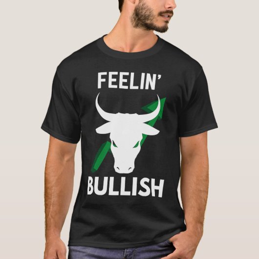 の感じ強気な株式トレーダーCrypto投資家 Tシャツ (正面)