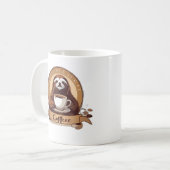 の感じ怠け者にはコーヒーが必要 コーヒーマグカップ (正面左)