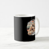 の感じ怠け者、コーヒーが必要だおもしろい コーヒーマグカップ (正面右)