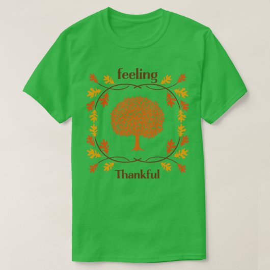 の感じ感謝 Tシャツ (デザイン正面)