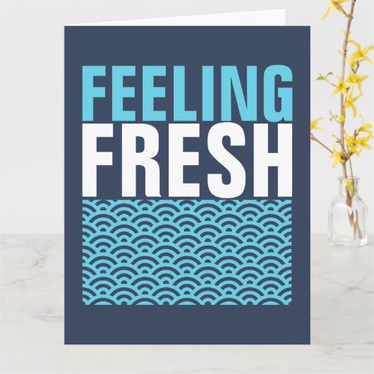 の感じ新鮮 カード (黄色い花)