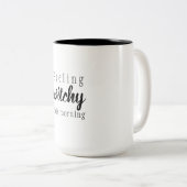 の感じ機知の今朝の秋秋ハロウィーン ツートーンマグカップ (正面右)