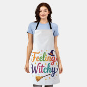 の感じ気の利く エプロン (着用した状態)