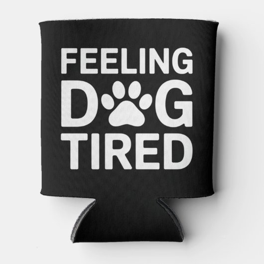 の感じ犬は疲れた 缶クーラー (正面)