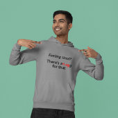 の感じ疲れたアプリギークユーモア パーカ