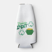 の感じ金ゴールドのポットでラッキー ボトルクーラー (正面)