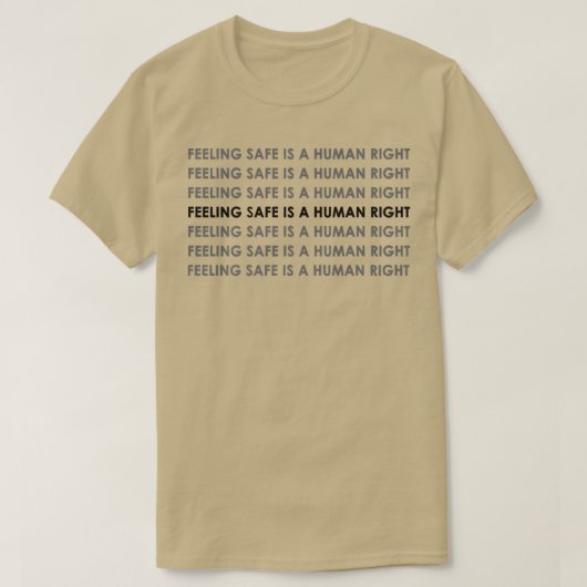 の感じ金庫は人間の権利である981 Tシャツ (デザイン正面)