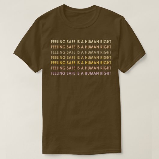の感じ金庫は人間の権利982 Tシャツ (デザイン正面)