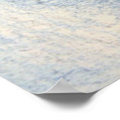 の感じ青いポスター ポスター (角)