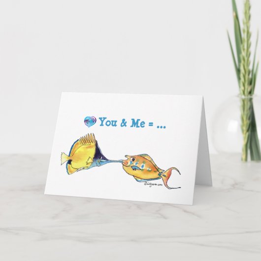 の感じFrenSEAバレンタインデイカード シーズンカード (正面)