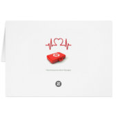 の感謝してい医療スタッフ (裏面横)