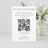 の慈善のためにQRコードとの好意に代結婚えて カード (スタンド正面)