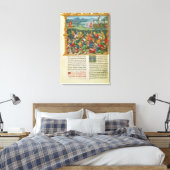 ~の戦いにおけるエドワード3世の戦い キャンバスプリント (インサイチュ (寝室))