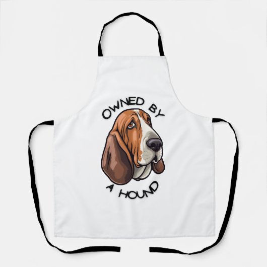 の所有Basset Hound エプロン (正面)