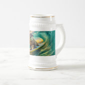 の手のつるデザインバイリッチアメンギル ビールジョッキ (正面右)