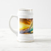 の手のつるデザインバイリッチアメンギル ビールジョッキ (左)