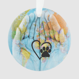 の手救済動物の足のオーナメント オーナメント